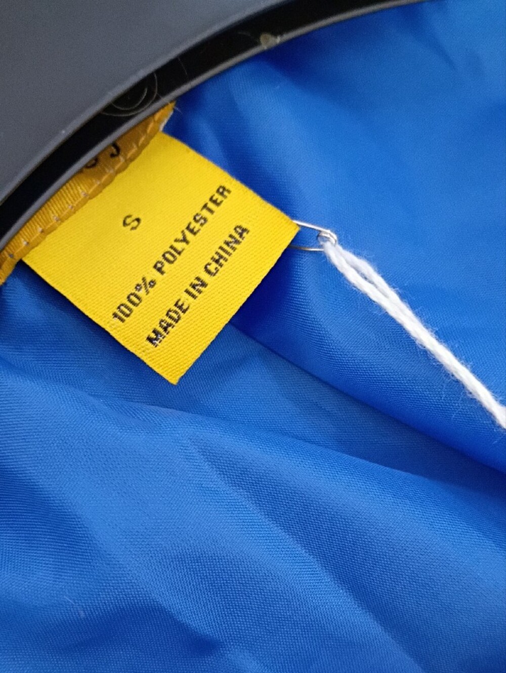 Daisy Blue and Gold Sequin Varsity Jacket - Picture 7 of 7